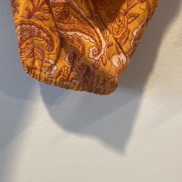 PATRONS OF PEACE Women’s Floral Orange Top Size  L - Picture 4 of 8